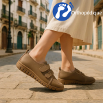 Chaussure souple à scratch confortables