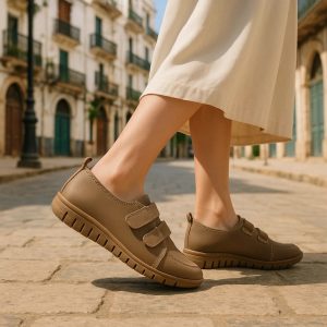 Chaussure orthopédique à scratch confortables