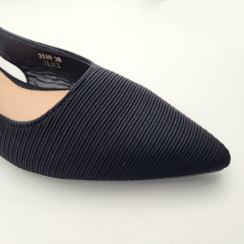 Ballerines tressées à bout pointu et nœud décoratif – Image 3