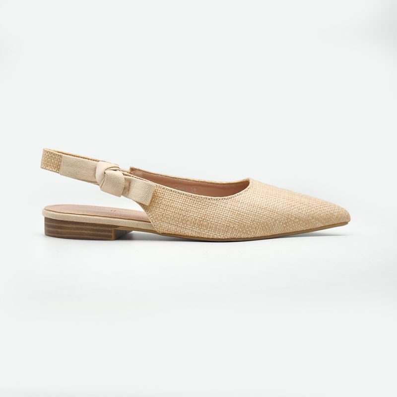 Ballerines tressées à bout pointu et nœud décoratif – Image 6