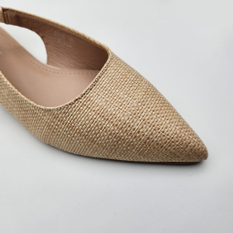Ballerines tressées à bout pointu et nœud décoratif – Image 7