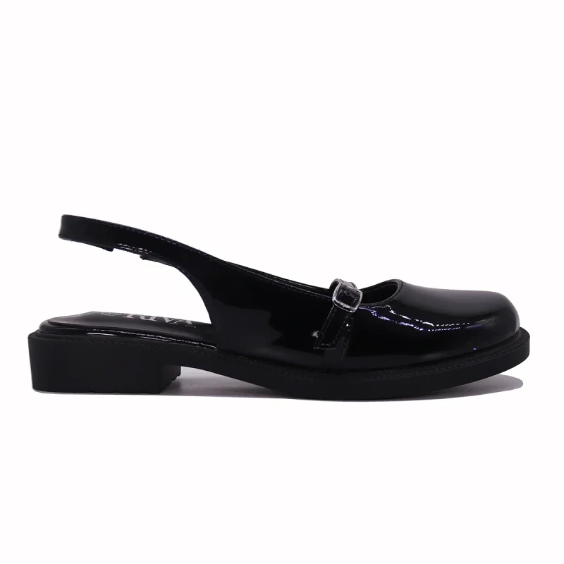 Slingback ouvertes à bride arrière vernis – Image 4