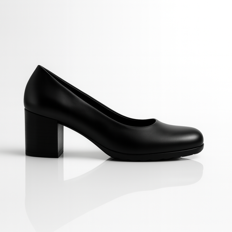 🇫🇷 Escarpin à talon carré semelle souple en cuir – Image 6