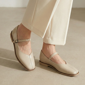 Ballerines plates à bride fine – Chaussures élégantes style Mary Jane
