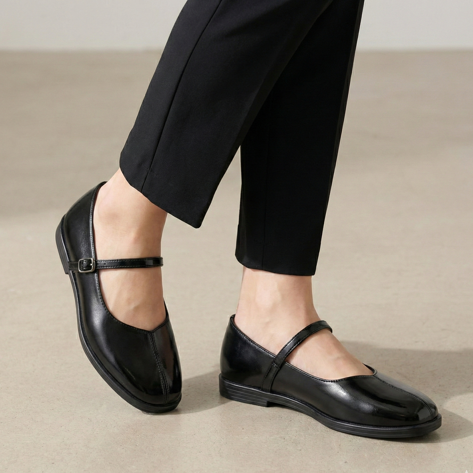 Ballerines plates à bride fine – Chaussures élégantes style Mary Jane – Image 9